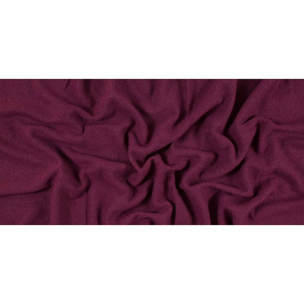 1 Yard Boiled Wool Coating Fabric - Amaranth Purple - Ketil Collection