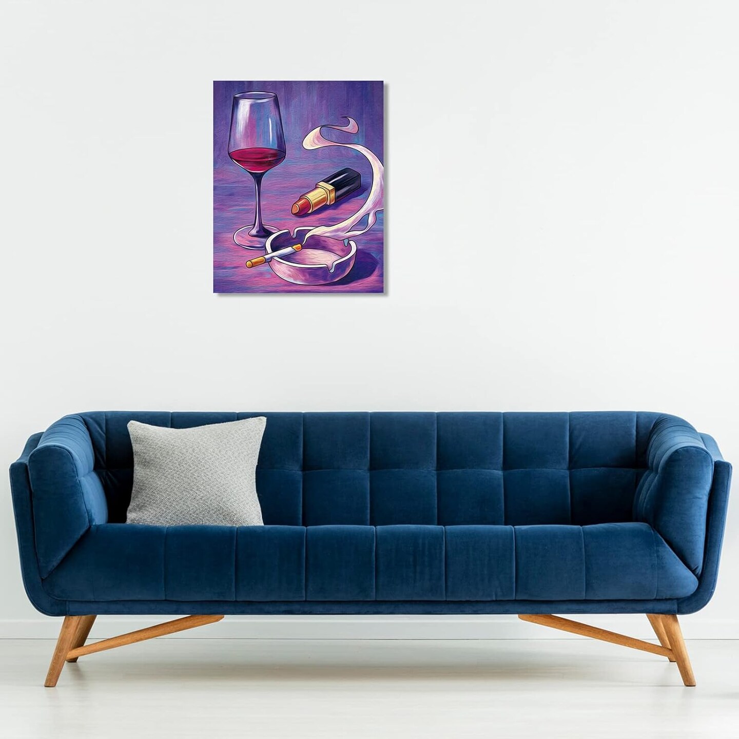 Canvas Painting Kit Paint and Sip Kit for Adults Pre Drawn Canvas for Painting (8x10)