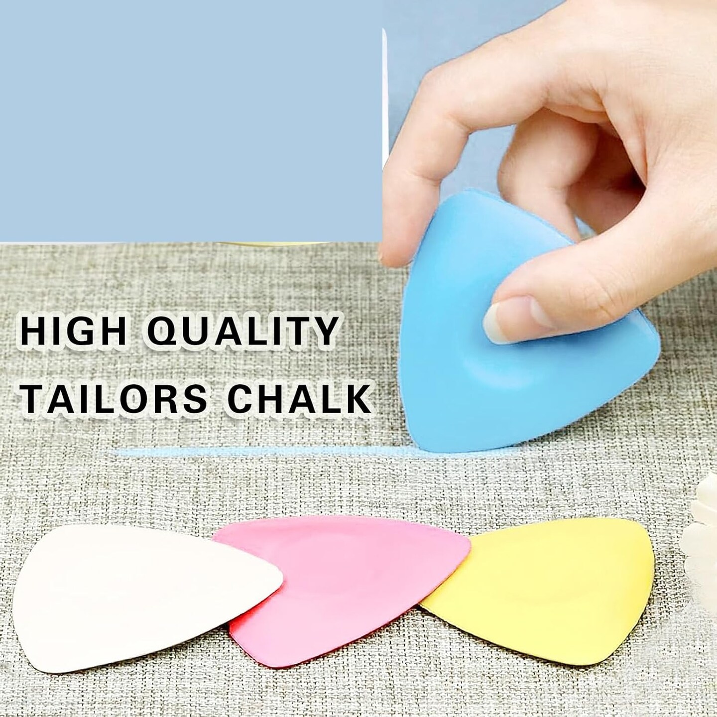 12Pcs Tailors Fabric Chalk - 4 Colors