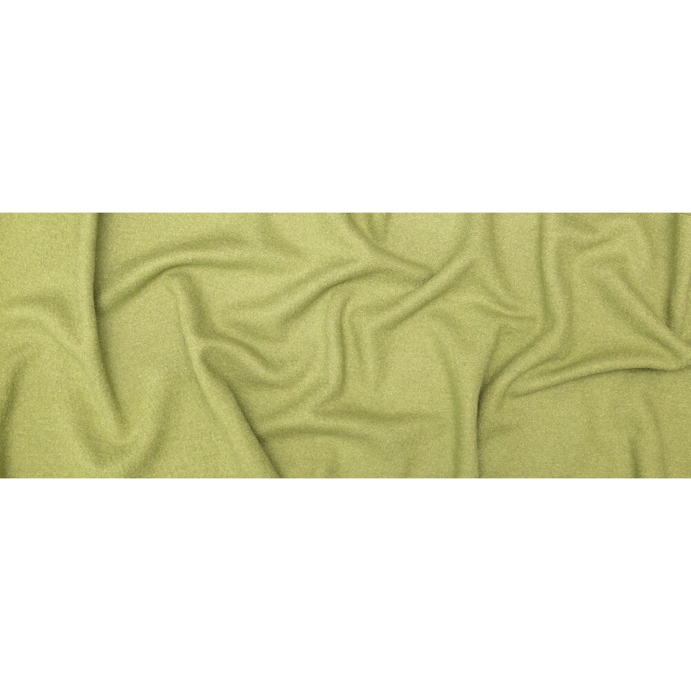 1 Yard Boiled Wool Coating Fabric - Grass Green - Ketil Collection