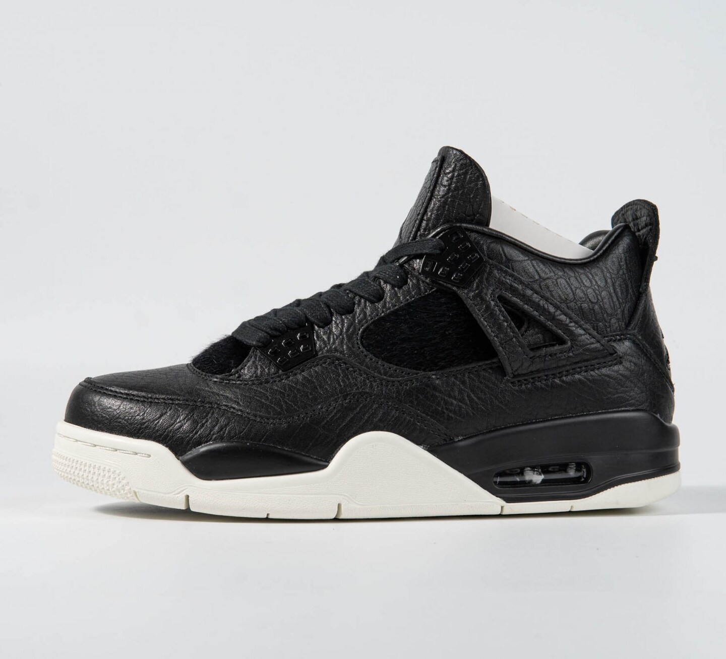 Air Jordan 4 Retro Pony Hair Black Shoes | MakerPlace by Michaels