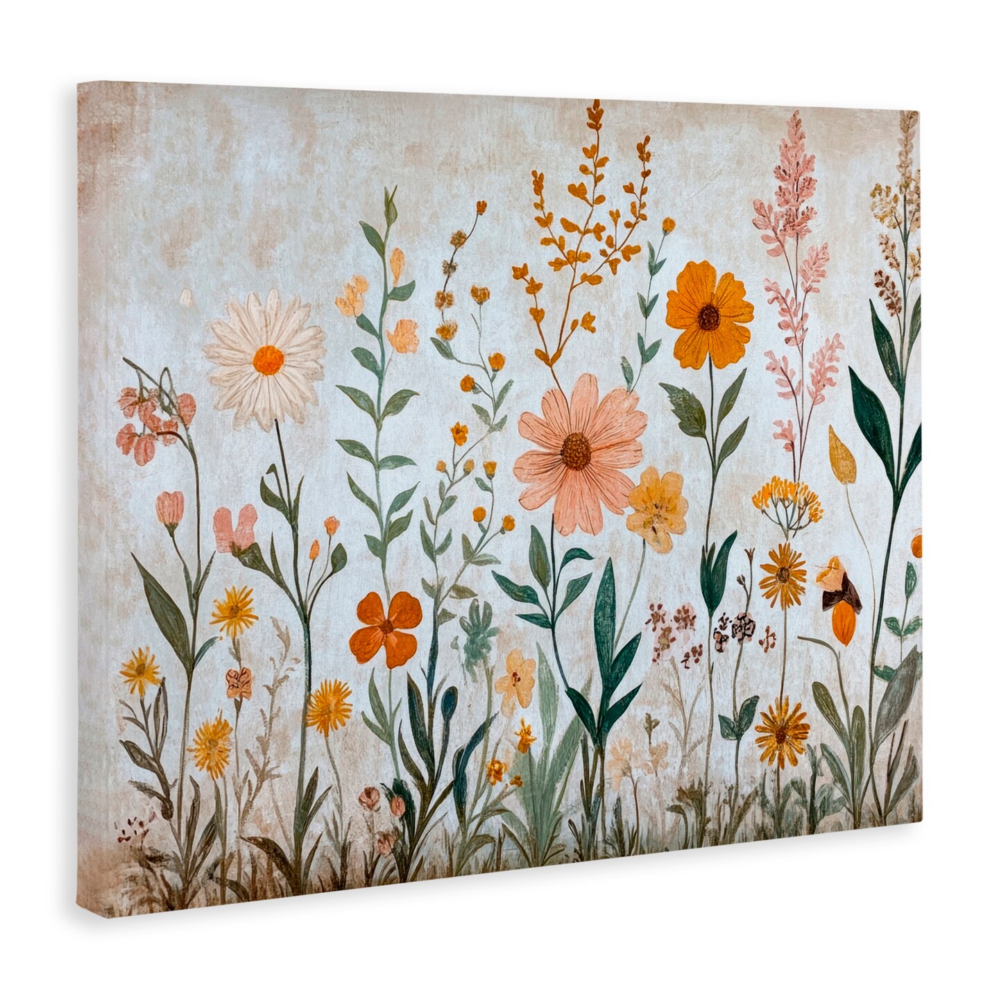 Stupell Industries フラワーガーデン ゴッホ 鮮やかな絵画 フローティングフレームウォールアート one1000絵画 Stupell Industries ファームハウス ドッグウッド フローラルガーデン