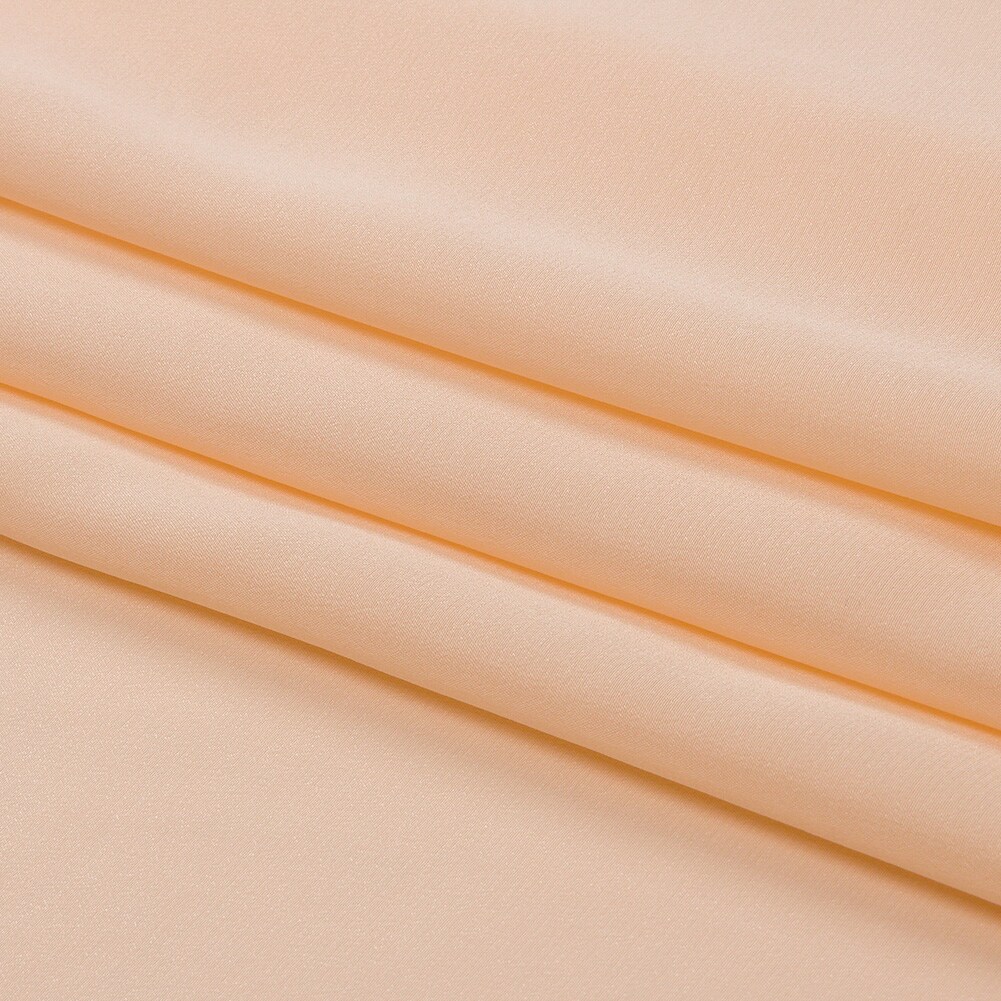 1 Yard Premium Silk Crepe de Chine in Bellini 44" Wide Luxury Fabric for Dress making & Sewing