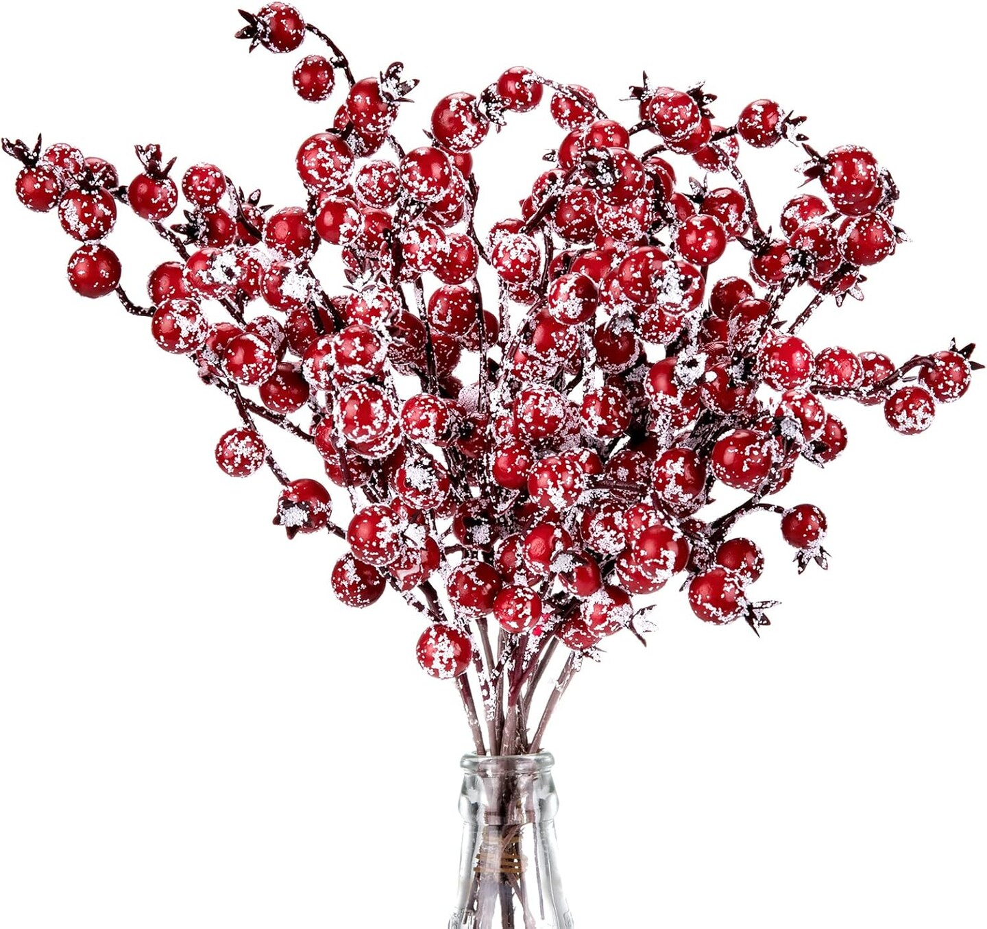 12 Pack Christmas Artificial(&#x9;Red, White)
