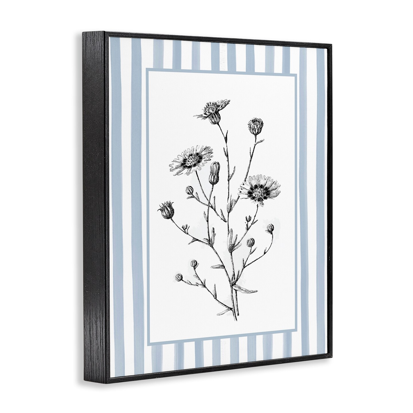 Stupell Industries Herbs in Striped Border Framed Giclee, design by Lettered and Lined