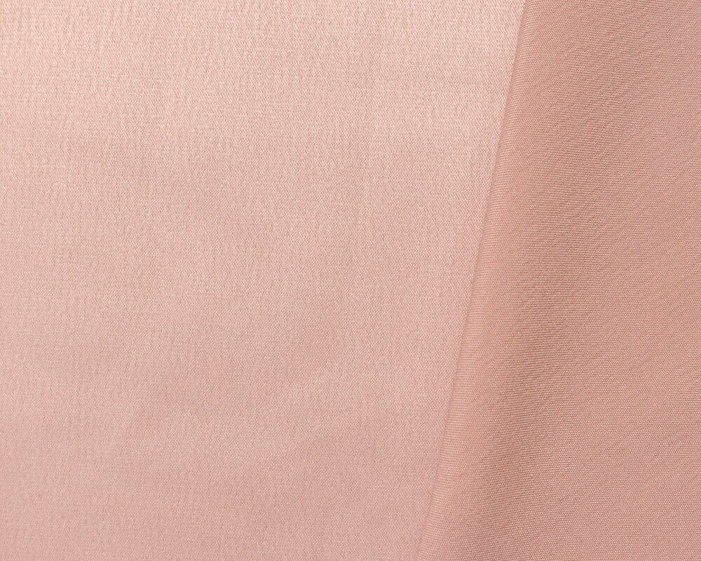Rose Gold Pink Polyester Stretch Lamour Satin Woven Fabric By the Yard