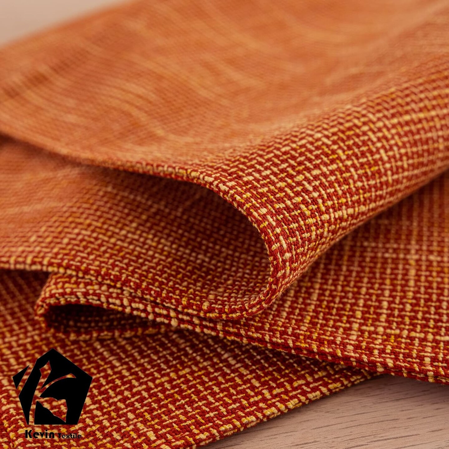 Heat Resistant Dining Table Place Mats Kitchen 13" x 19", Orange