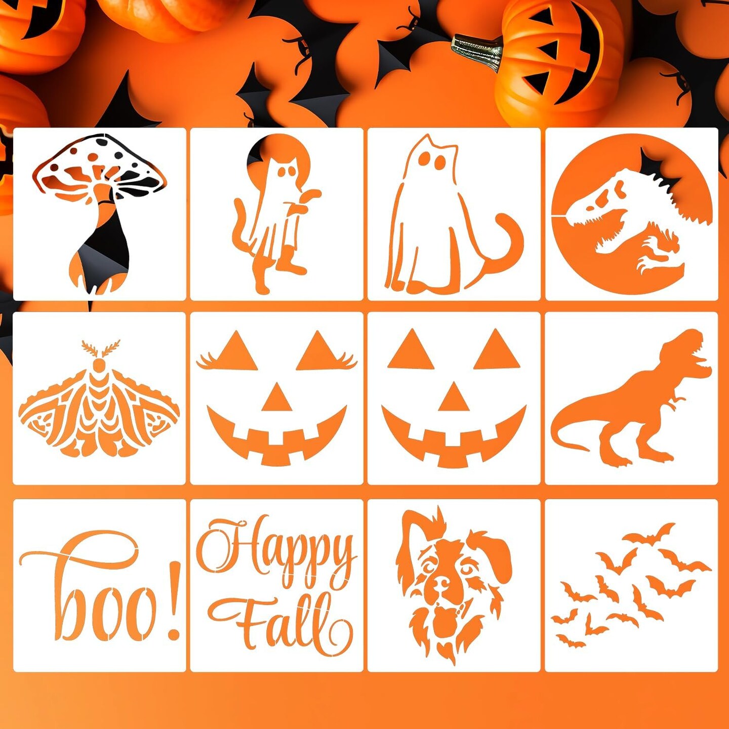 Halloween Stencils 8(Pumpkin Carving)
