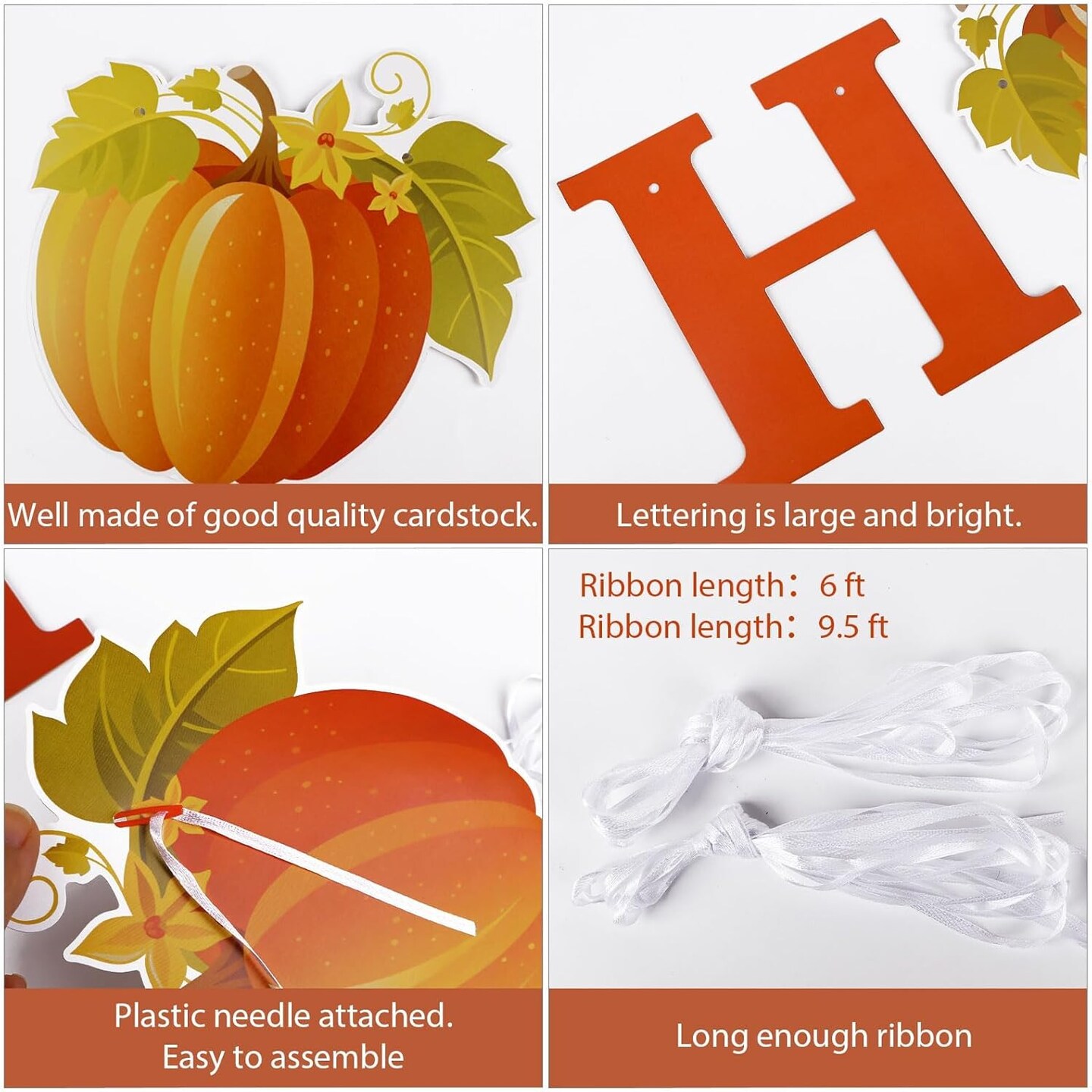 Happy Thanksgiving Banner (Multi Color)