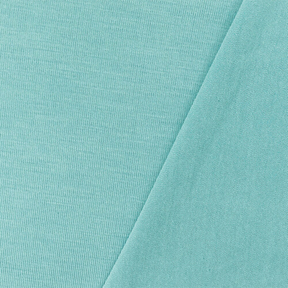 Pastel Teal Solid Stretch Rayon Spandex Jersey Knit Fabric By the Yard