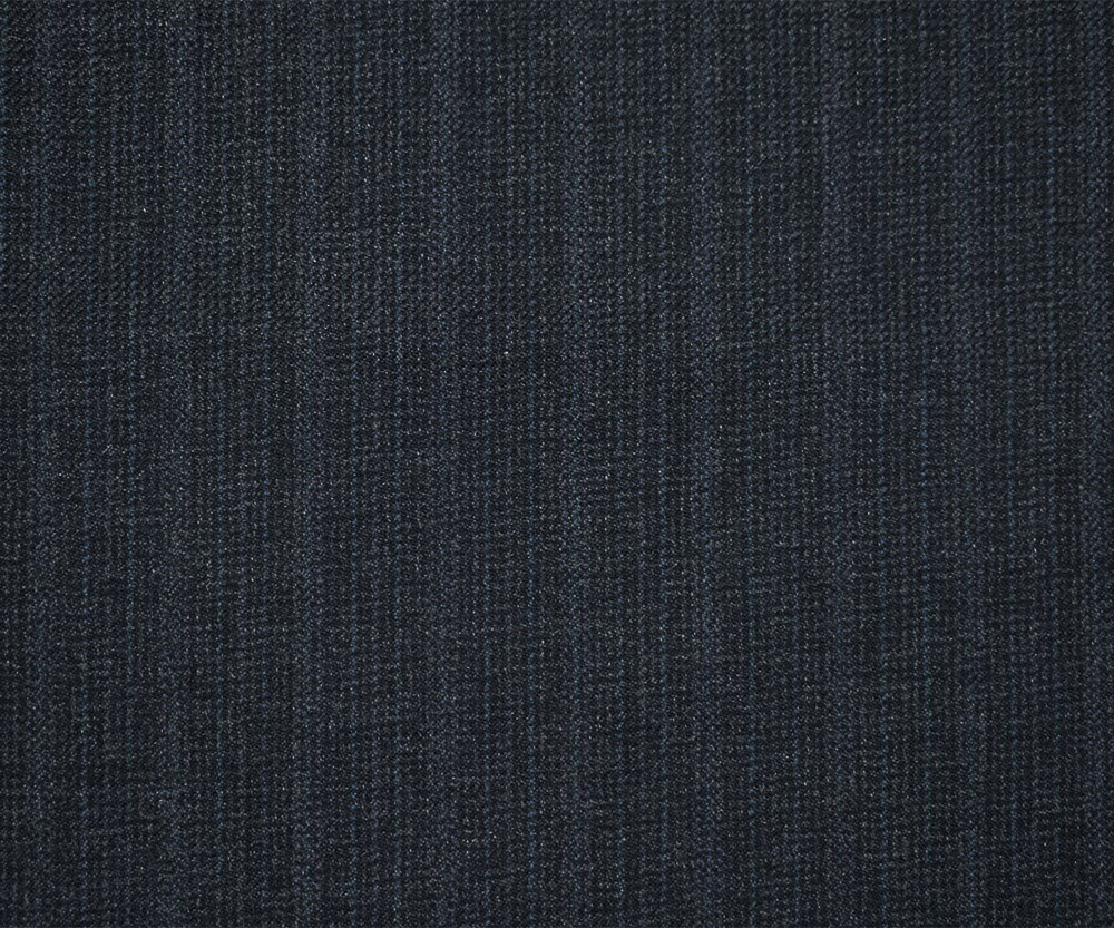 Gray-Black-Blue Wool Poly Faded Texture Stripe Twill Woven Suiting Fabric By the Yard