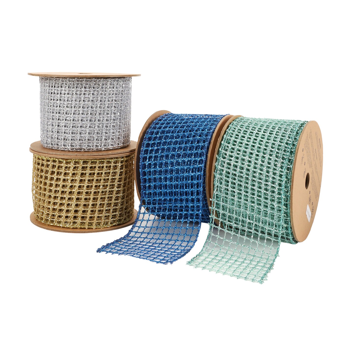 LaRibbons 2 1/2&#x22; Wired Ribbon | &#x22;Netting&#x22; | 10 Yard Roll