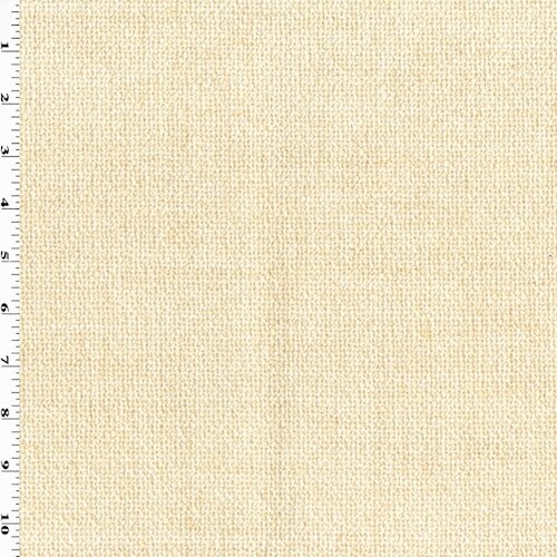 Ivory/Cream Textured Plain Dobby Woven Decorating Fabric By the Yard