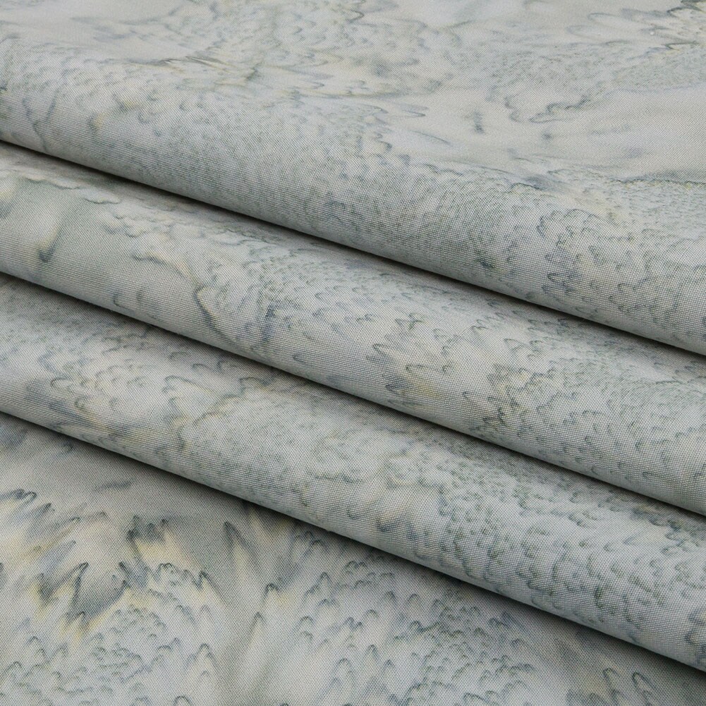 1 Yard Sterling Gray Abstract Cotton Fabric for Quilting 44&#x22; Wide