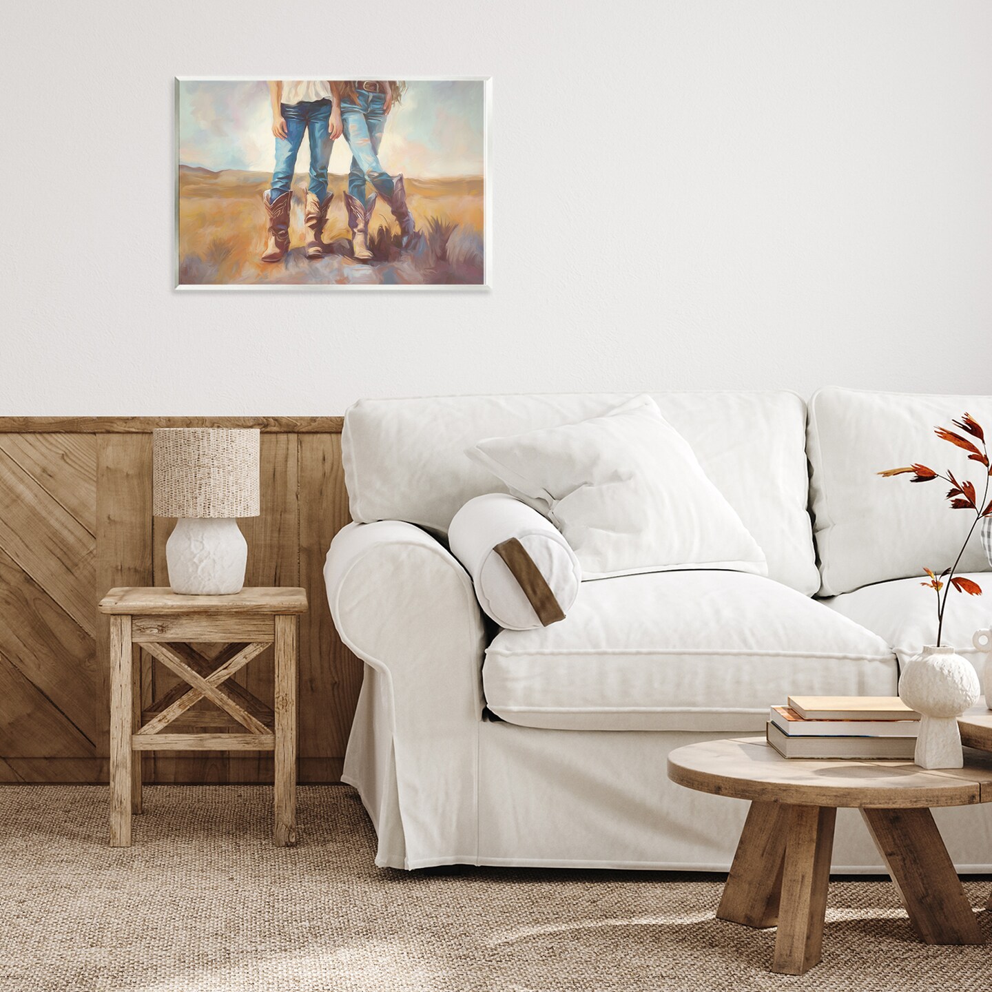 Stupell Industries All About The Cowboy Boots Wall Plaque, design by Ramona Murdock