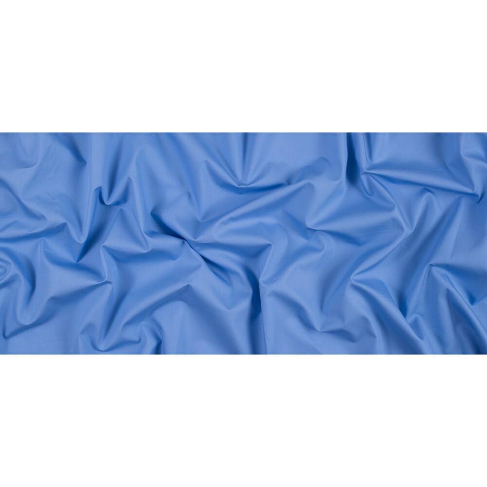 1 Yard Cobalt Pima Cotton Broadcloth Fabric for Premium Shirting