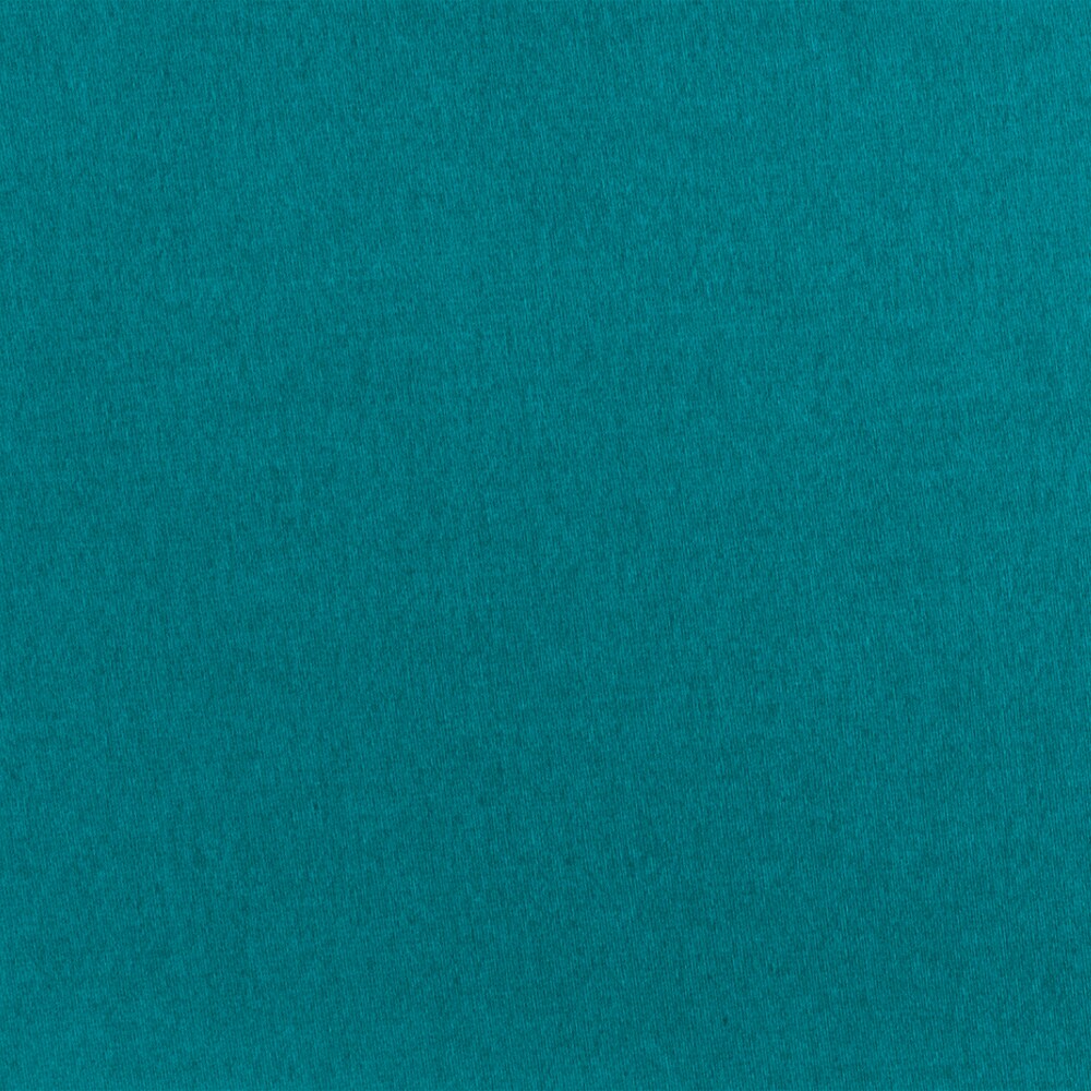 Jewel Tone Turquoise Solid Stretch Cotton Sateen Woven Fabric By the Yard