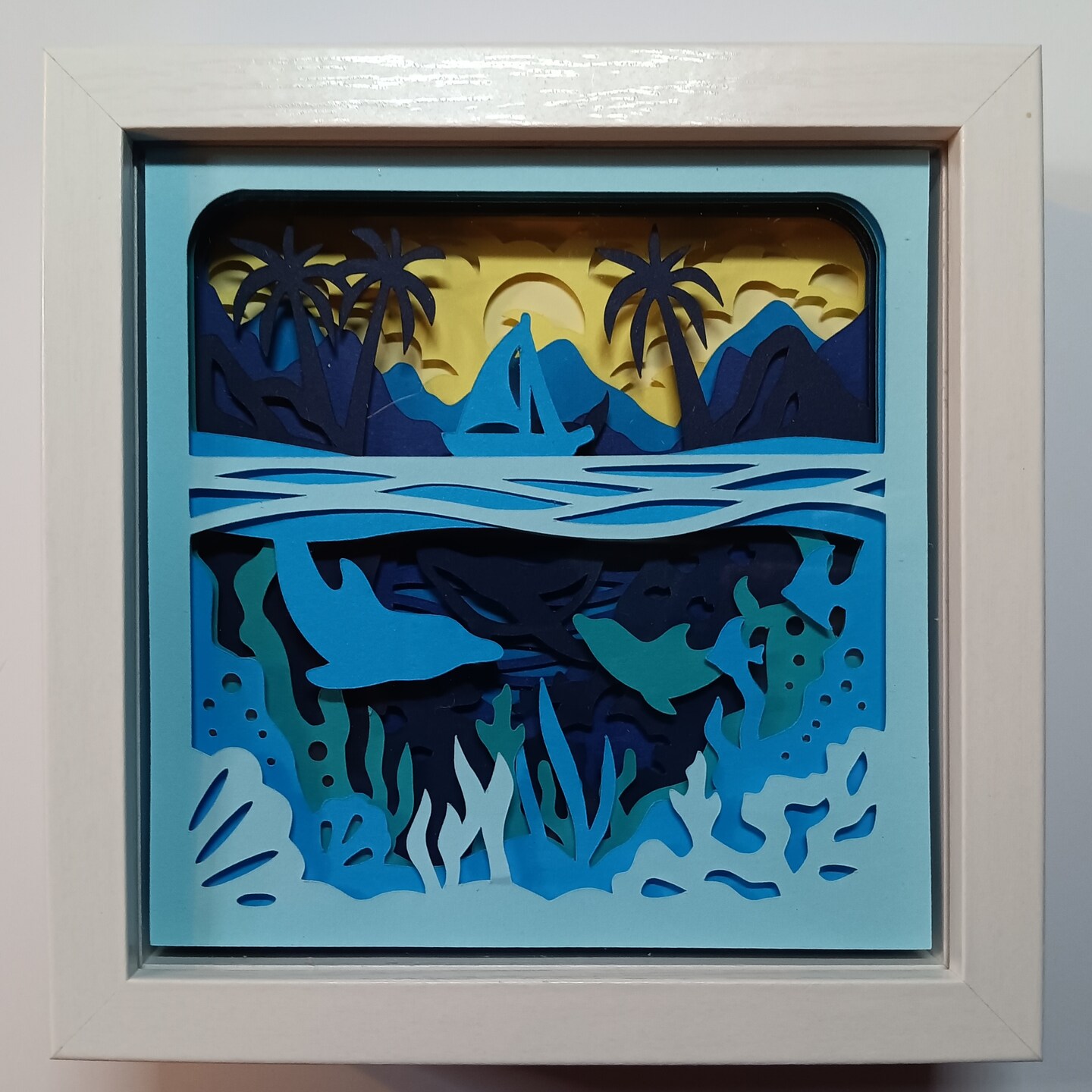 【新品】Mavi - Shadowbox 100枚限定帯付 Sailboat and Dolphins Shadow Box- 5x5 | MakerPlace by Michaels