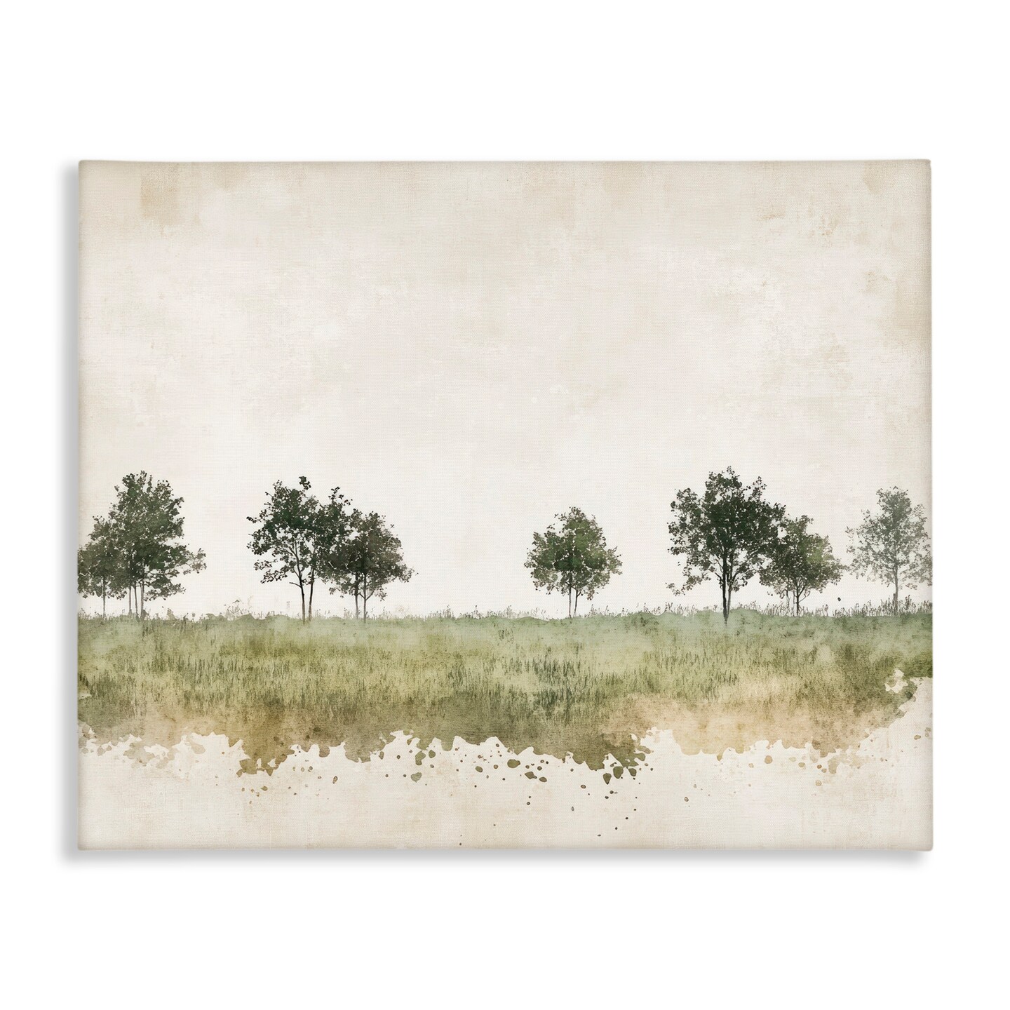 Stupell Industries Still Woodland in Neutrals Canvas, design by Mona Grace