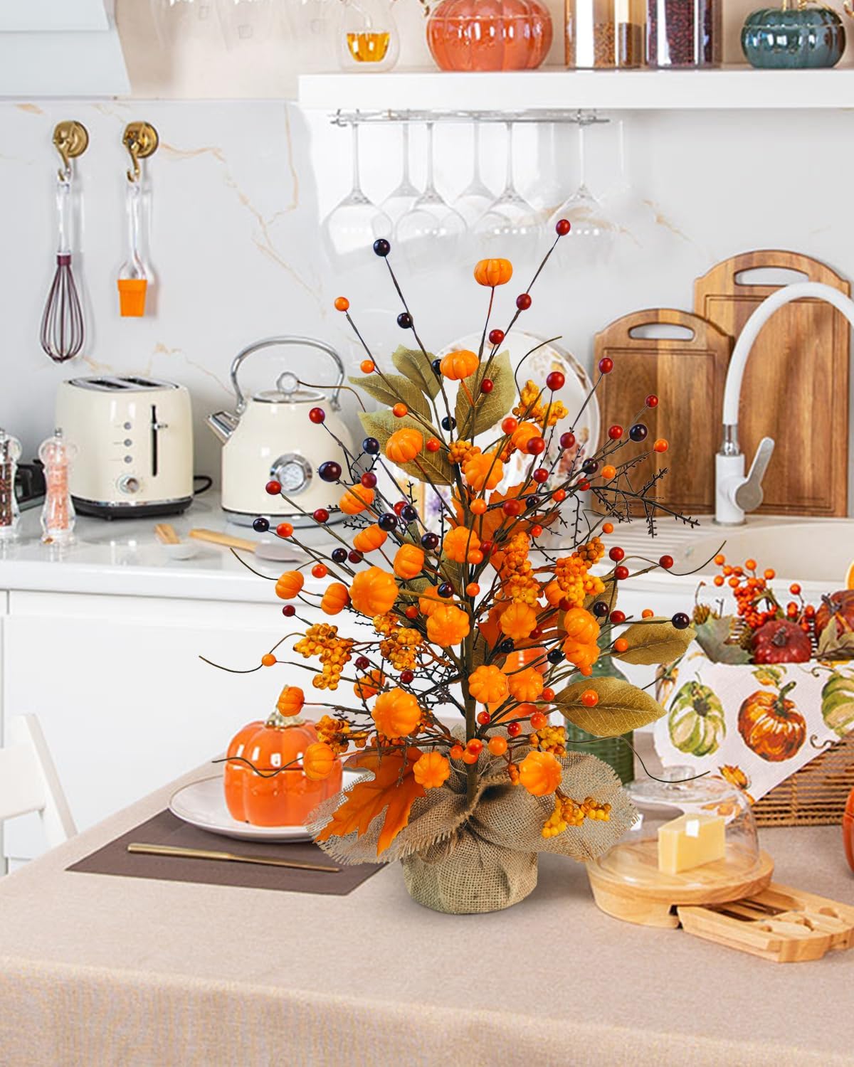 Fall Table Centerpieces Tree