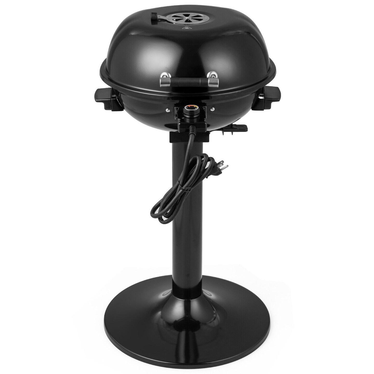 1600W Electric Grill with Double-Layer Grilling and Warming Rack for Indoor and Outdoor Use