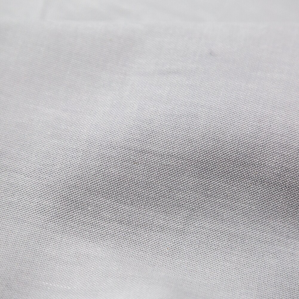 1 Yard Calendered Organic Cotton Oxford Gray Chesterton Collection