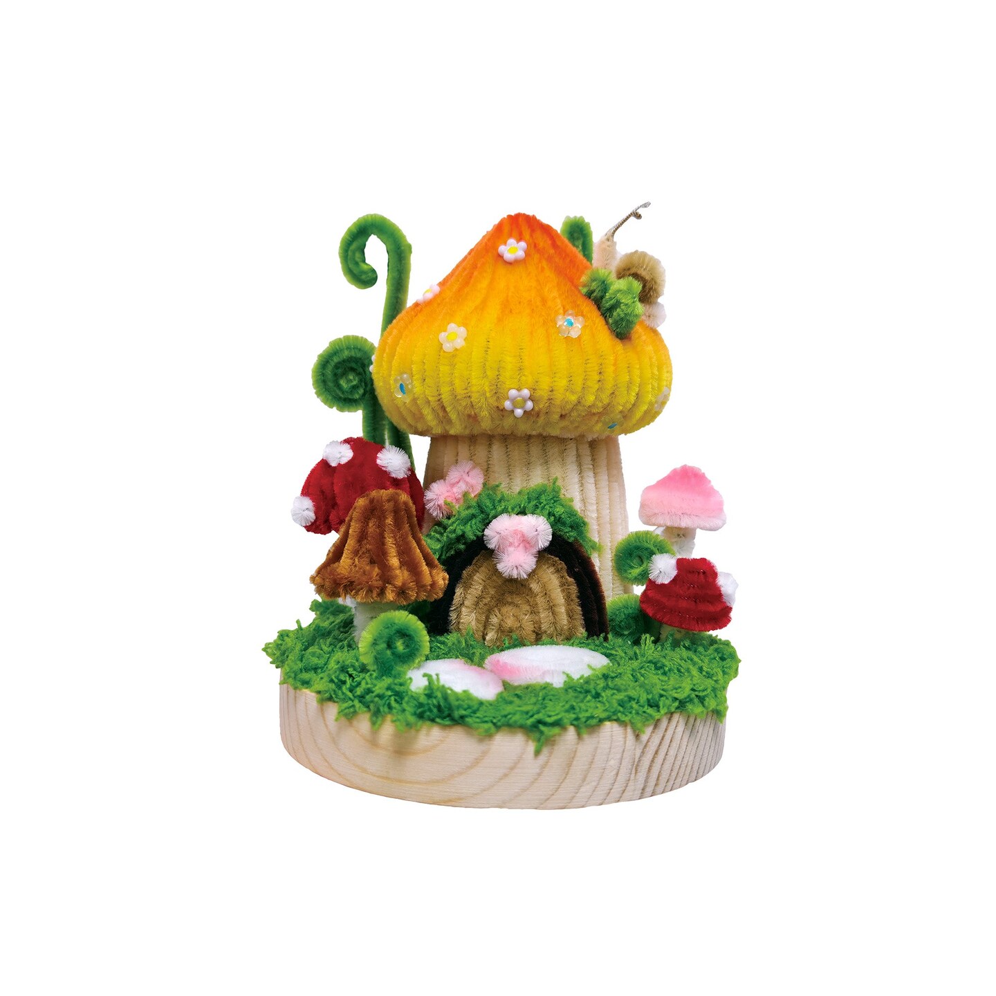 DIY Chenille Kit – Mushroom House