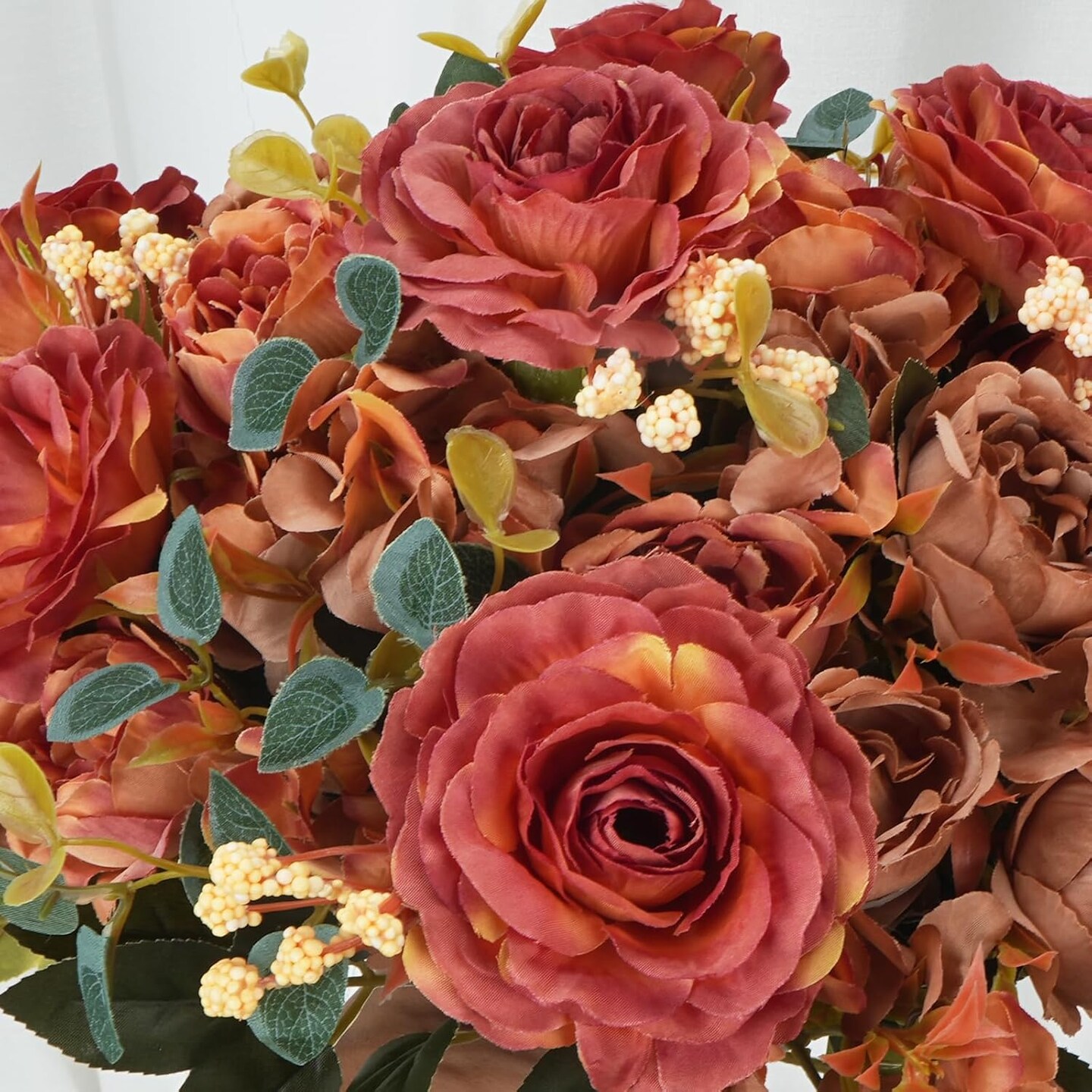 10 Bouquets Fall Flowers (Orange)