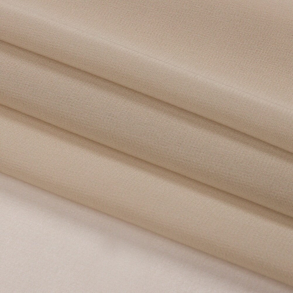 1 Yard Sheer Lightweight Silk Chiffon Fabric Flowing Feather Gray 54 Inch Width