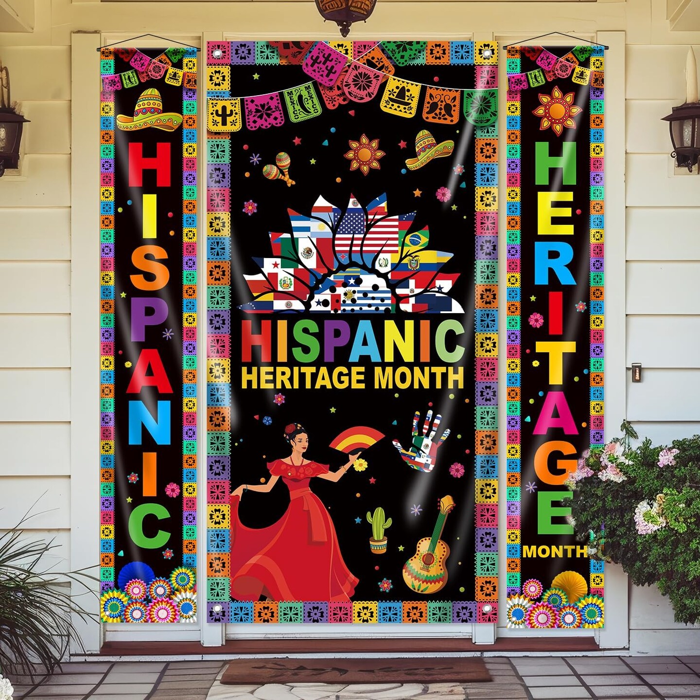 Hispanic Heritage Month Decorations, National Latino Heritage Month Decoration (colorful )