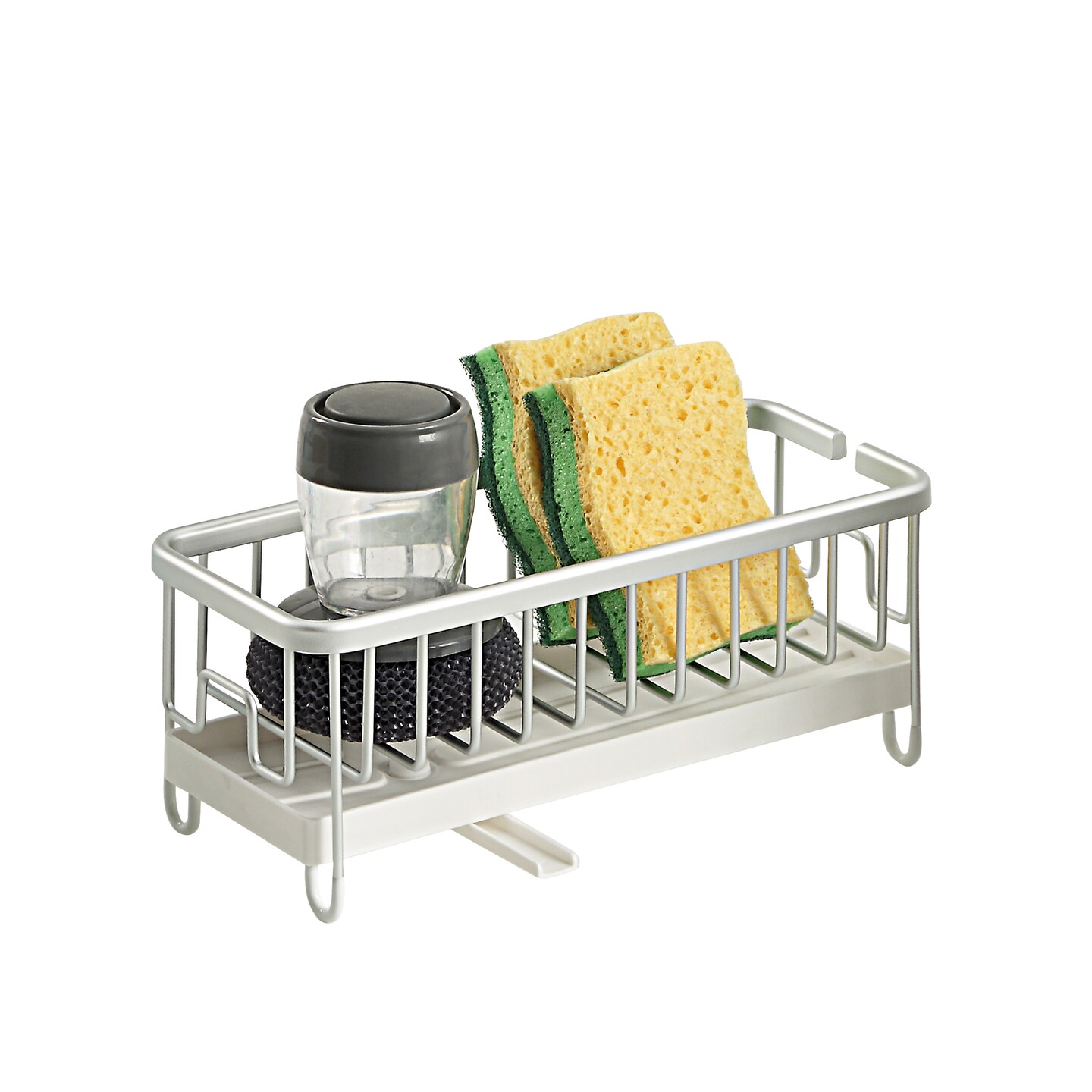 Never Rust Aluminum Utensil, Sink Cleaning Tools Holder for Kitchen Sink with Drain Board