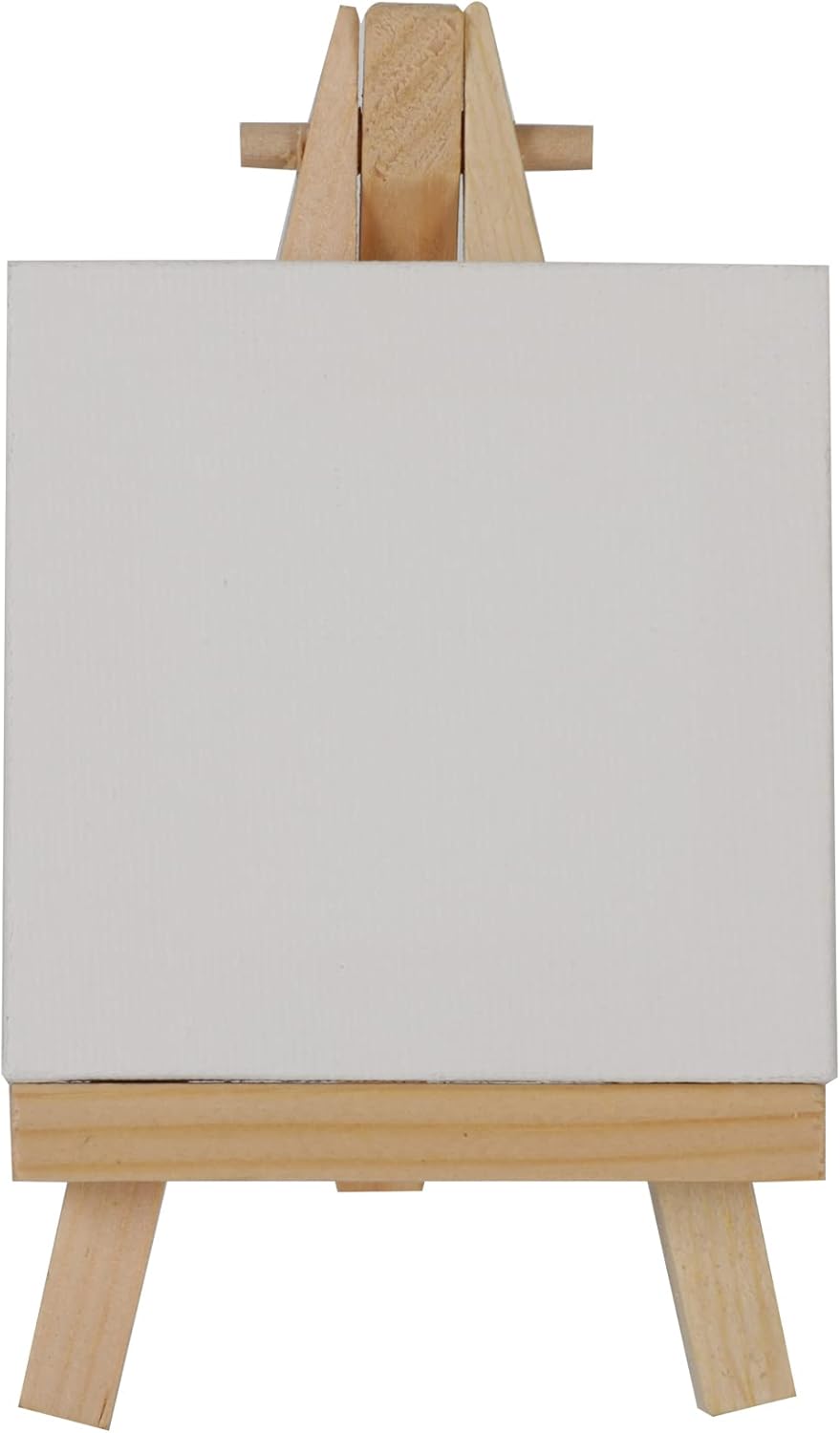 Pack of 14 Mini Canvases with Easel Set - 4&#x201D; x 4&#x201D; Inches