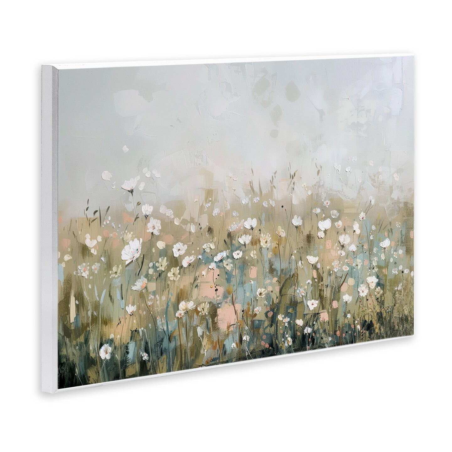 Stupell Industries Pastel Meadow Wildflowers Wall Plaque, design by Elara Yasna
