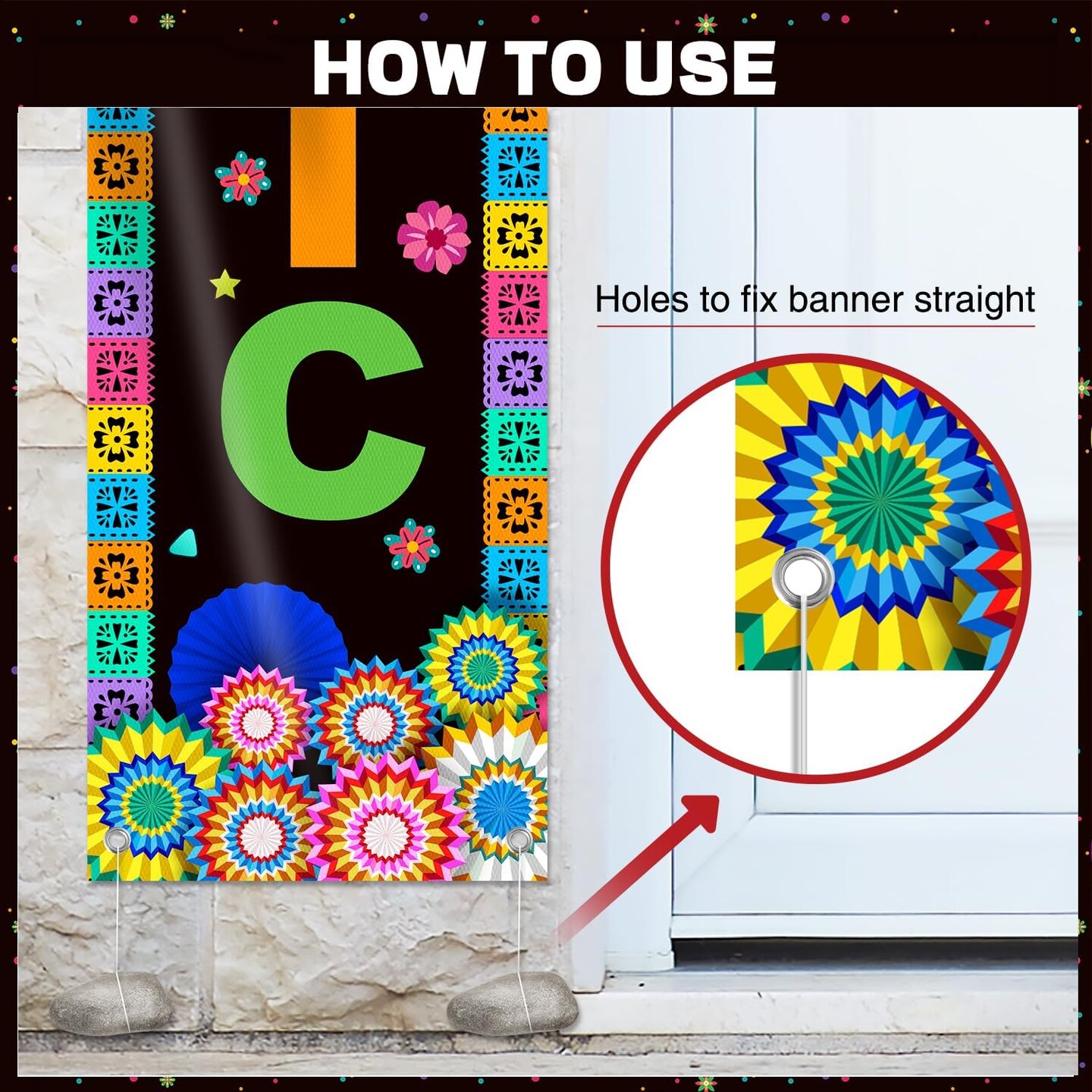 Hispanic Heritage Month Decorations, National Latino Heritage Month Decoration (colorful )