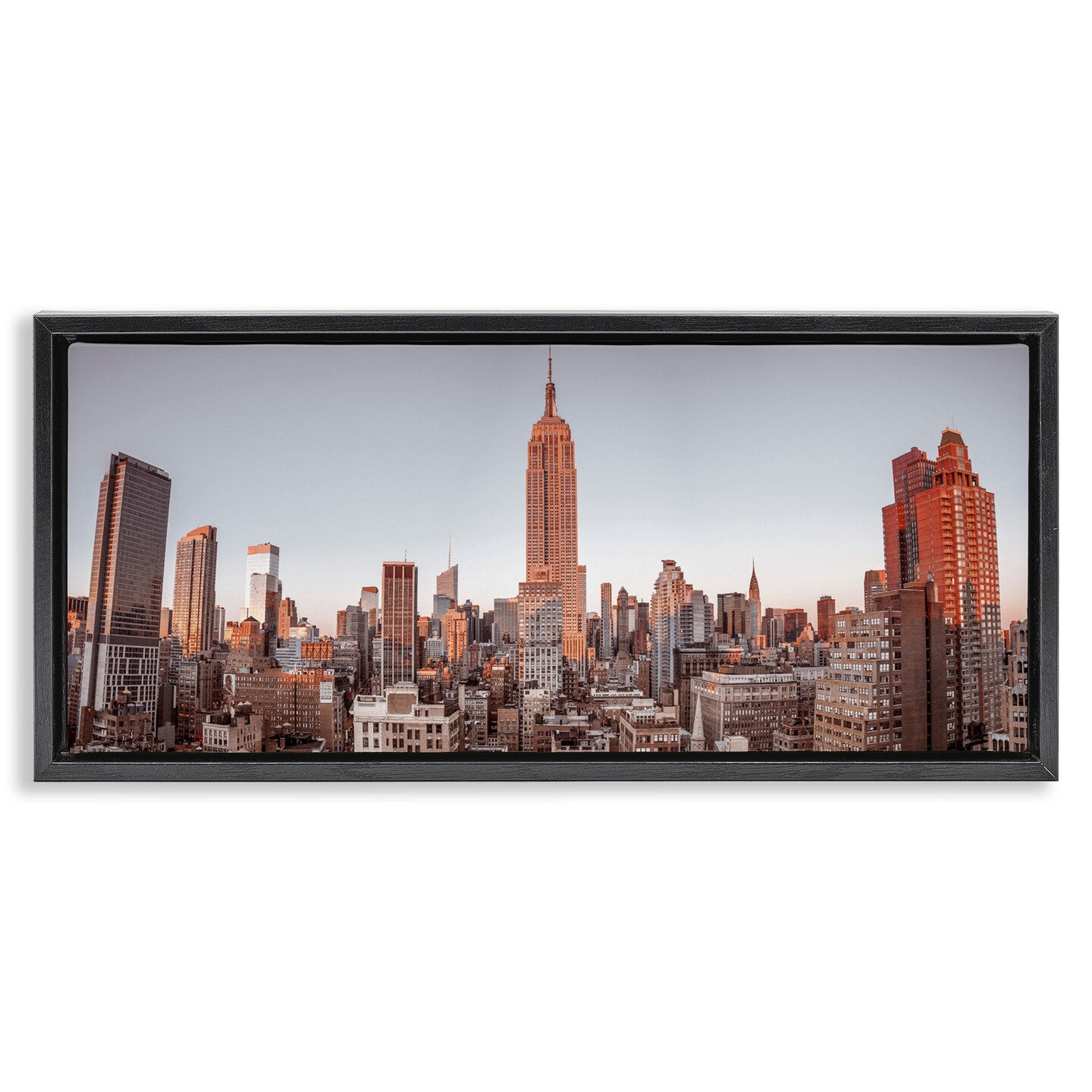 Stupell Industries New Day New York City Floating Frame, design by Assaf Frank