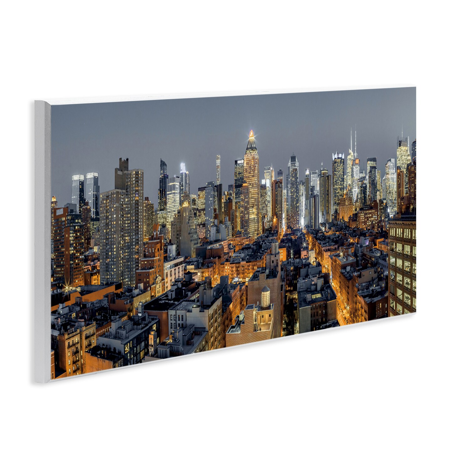 Stupell Industries Evening in New York City Wall Plaque, design by Assaf Frank