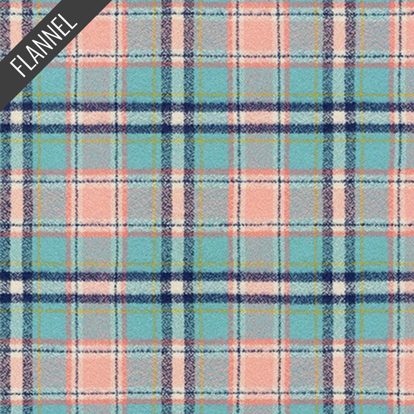 Mammoth Junior Plaid Flannel in Summer (srkf-19839-193) | Mammoth Junior Flannel | RK House of Flannel | Robert Kaufman