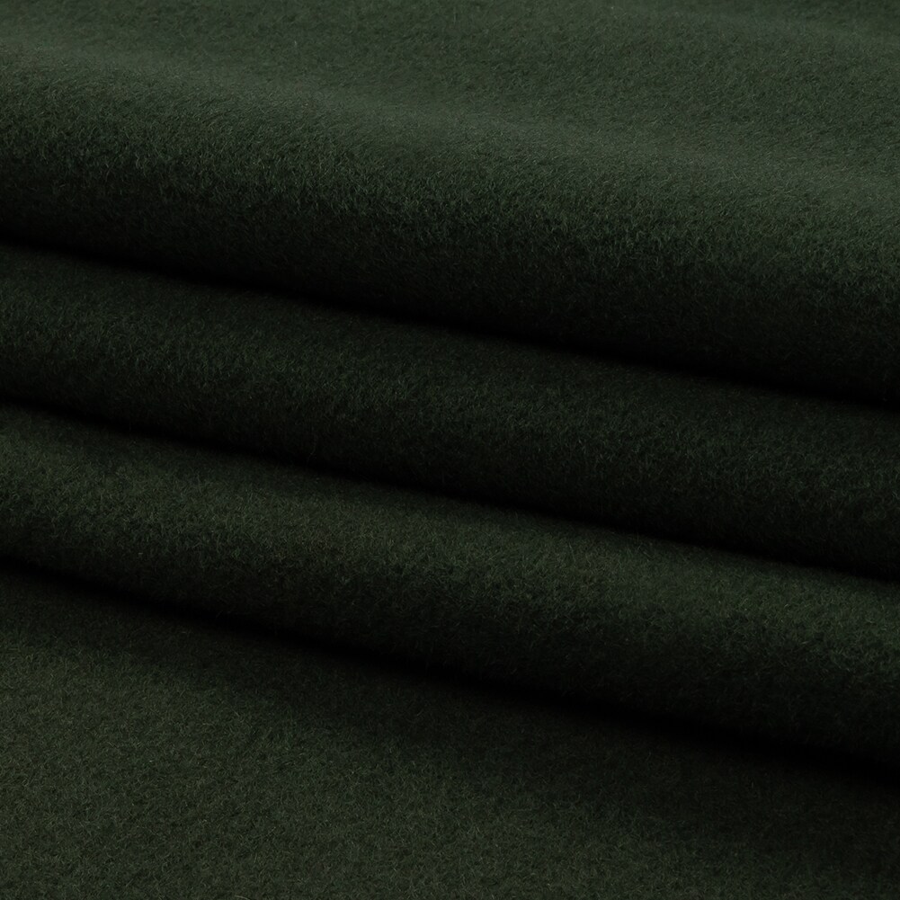 1 Yard Wool and Cashmere Coating Made in Italy - Olive - Alberini Collection 60’’ Width