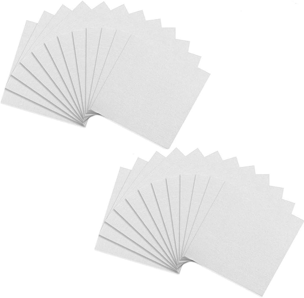 24 Pack Mini Canvas Panels (white)
