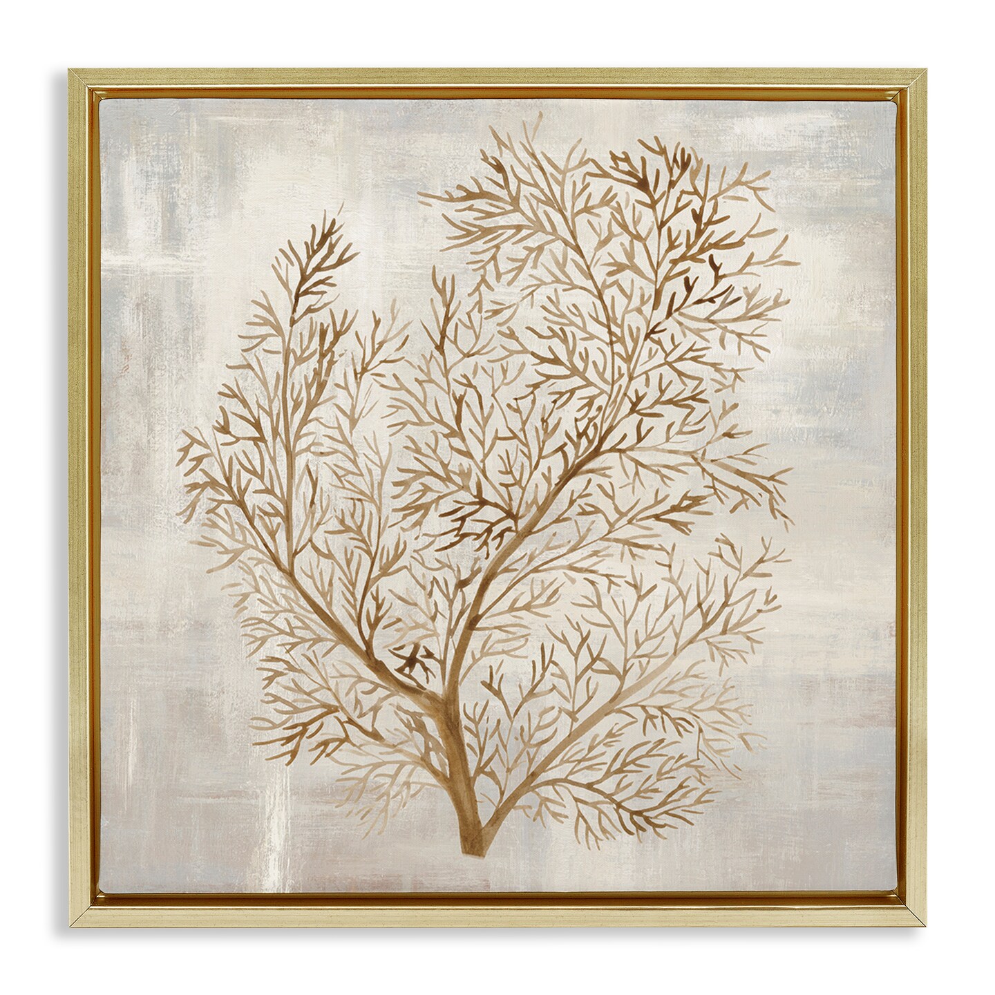 Stupell Industries Beige Tides Botanical Floating Frame, design by Hannah Dawson