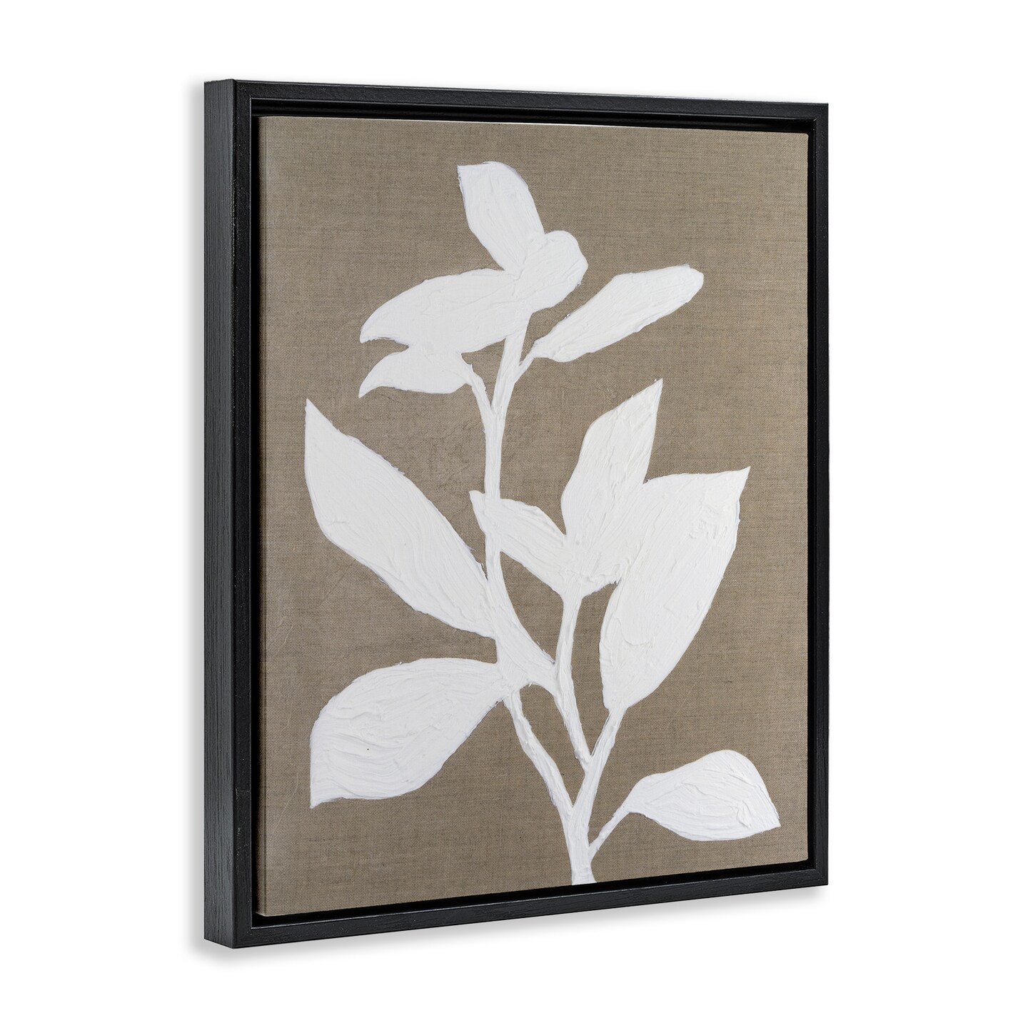 Stupell Industries Frosted Linen Floral Floating Frame, design by Vanna Lam
