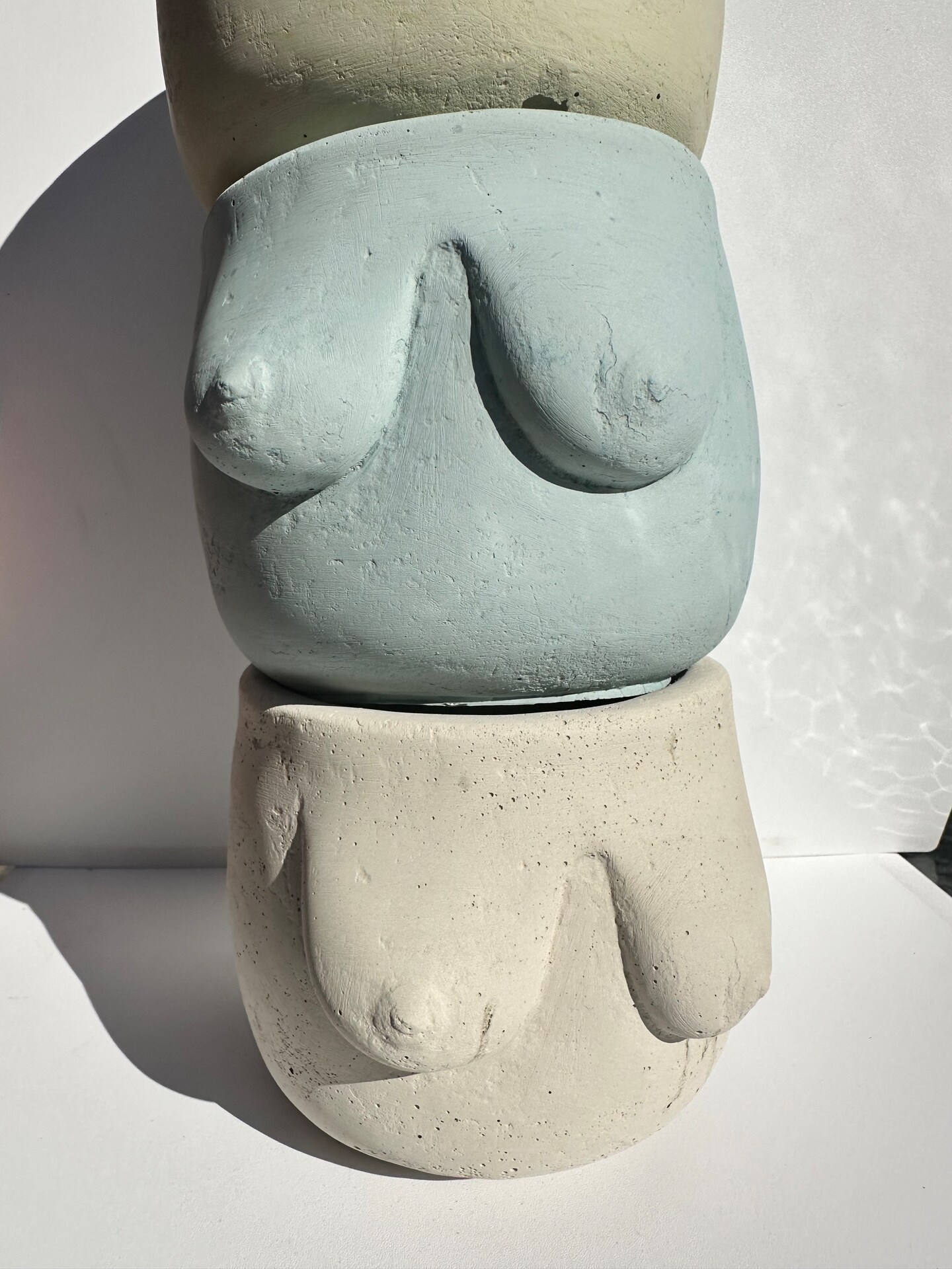 Boob pot, boob planter pot, cement pot, body positivity decor | MakerPlace  by Michaels