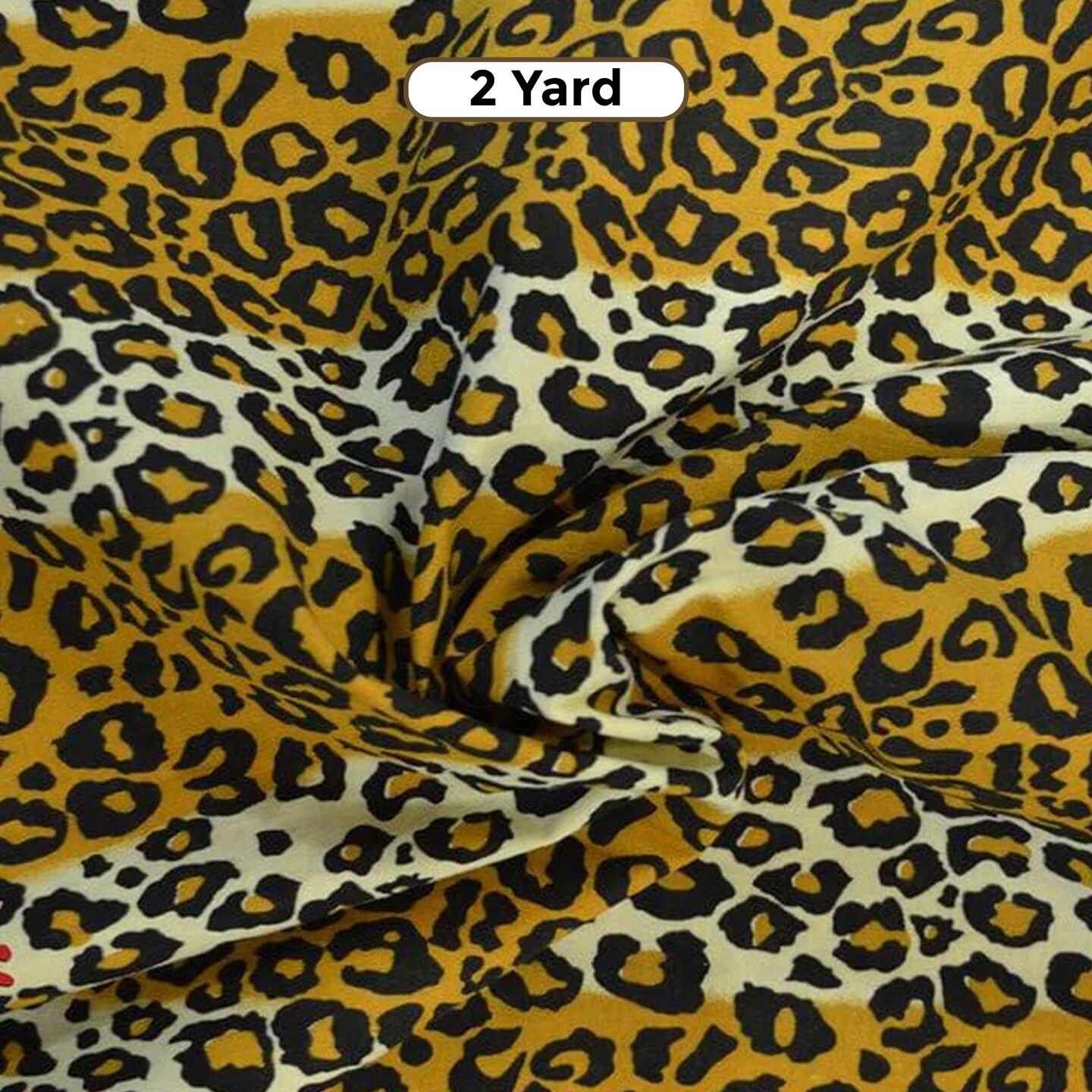 Leopard Cotton Print Fabric 60&#x22; Wide 100% Cotton Animal Print