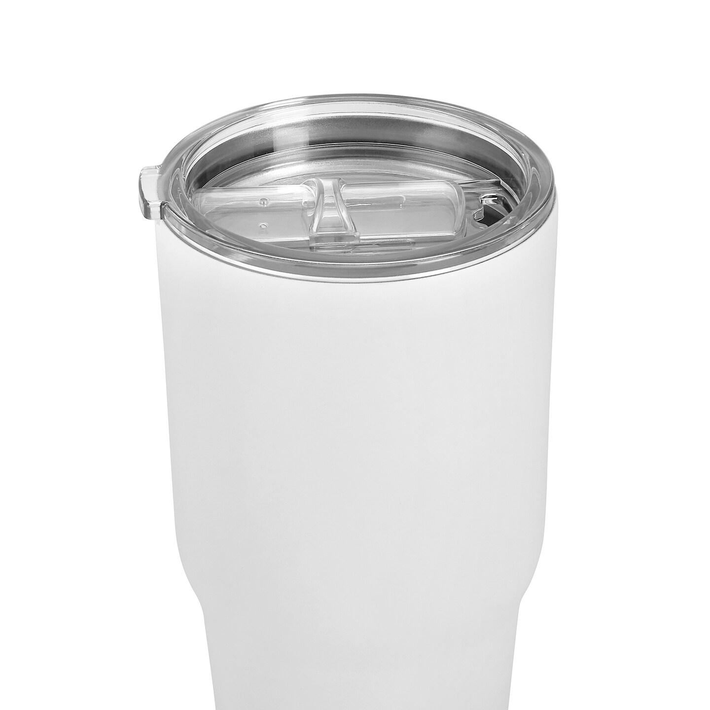 Makerflo 30 oz Powder Coated Tumbler and Handle Sold Separately, Includes a Sliding Splash & Leak Proof Lid, Ideal for Craft and Personalization (Laser Engraving, UV DTF, Epoxy, and Vinyl)