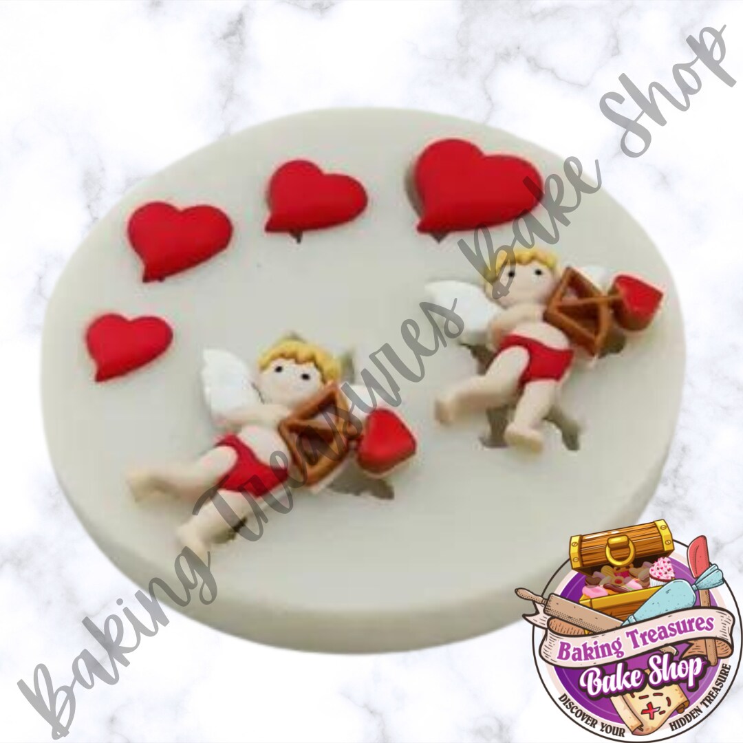 Cupid &#x26; Hearts Silicone Molds