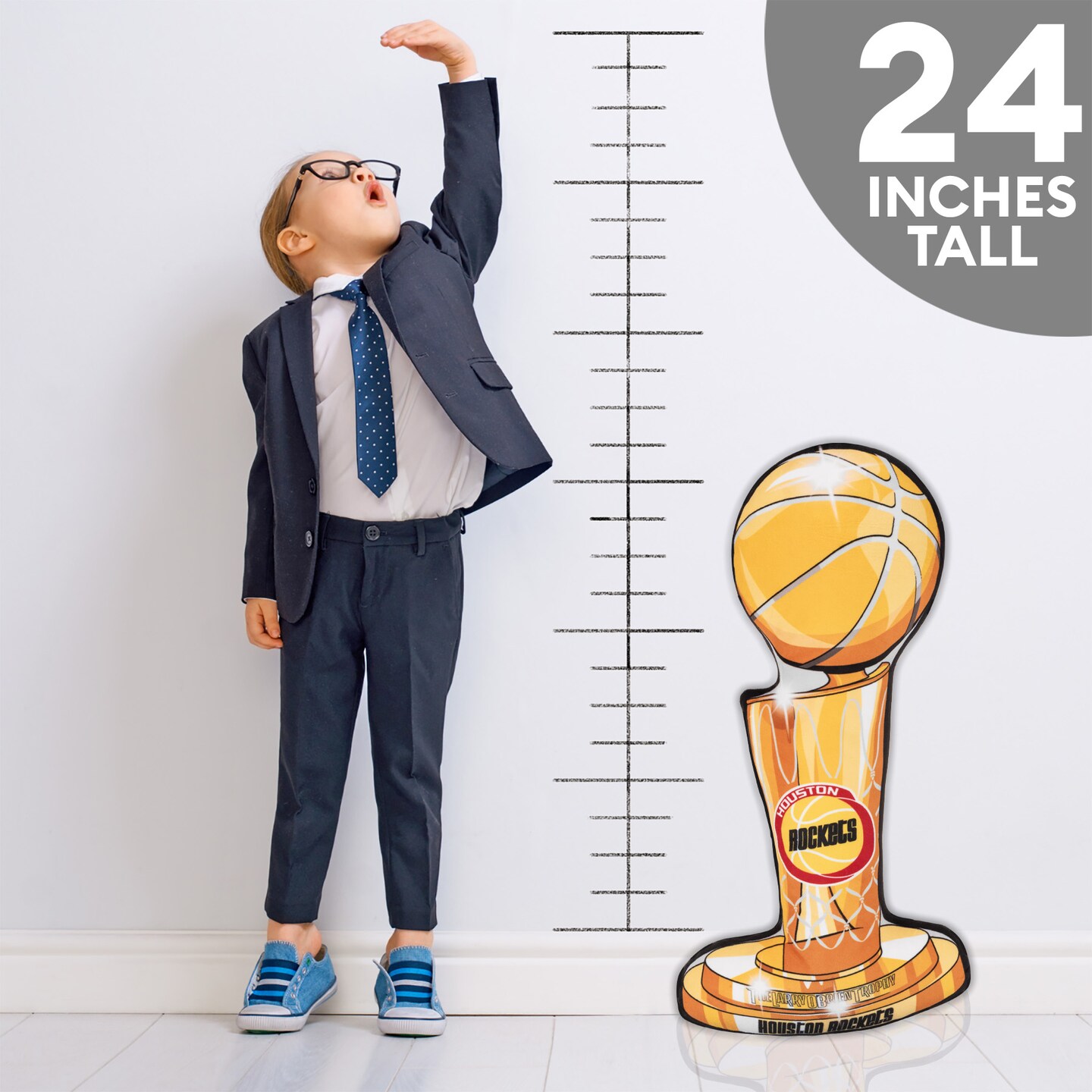 Bleacher Creatures Houston Rockets Larry O&#x27;Brien Trophy 24&#x22; Bleacher Buddy