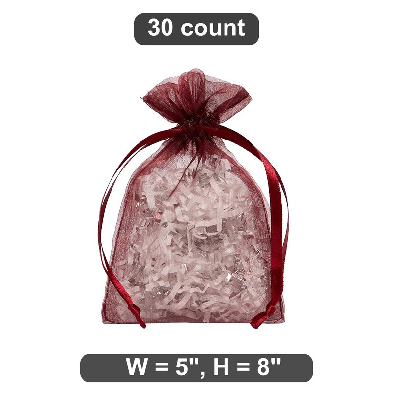 5&#x22; x 8&#x22; Organza Bag Great for DIY Crafts