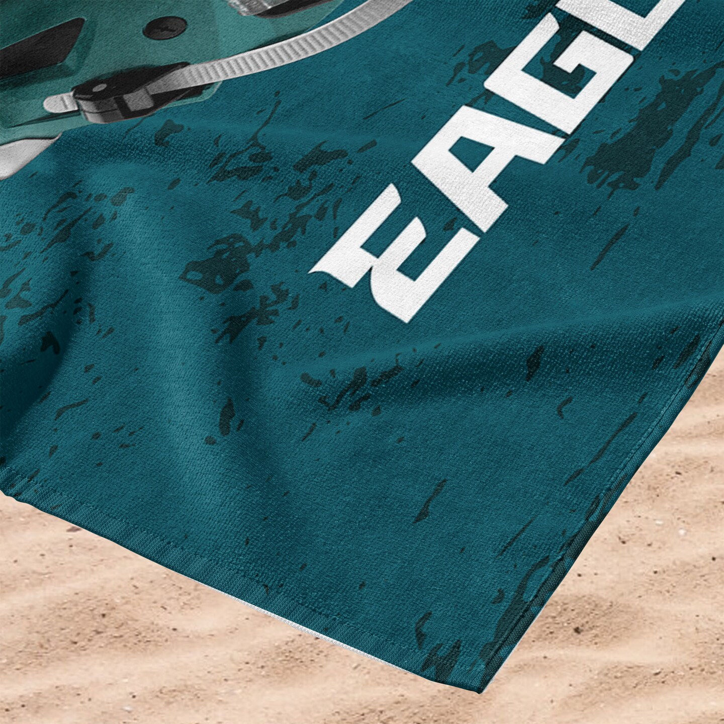 NFL Philadelphia Eagles 2025 Super Bowl LIX Multi Champ Unstoppable Beach Towel 30X60 Inches