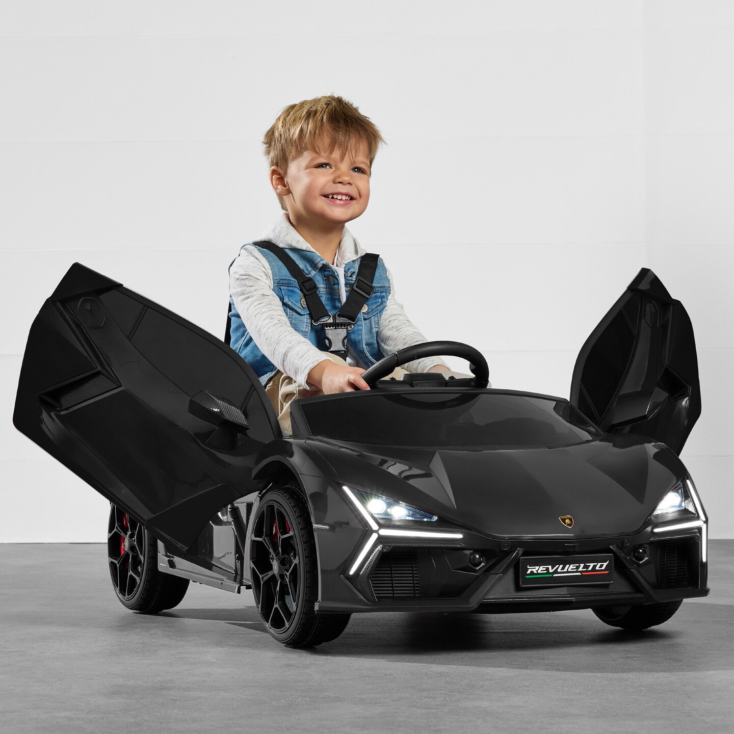Best Choice Products Kids 12V Ride-On Car Officially Licensed Lamborghini Revuelto w/ Remote, LED Lights