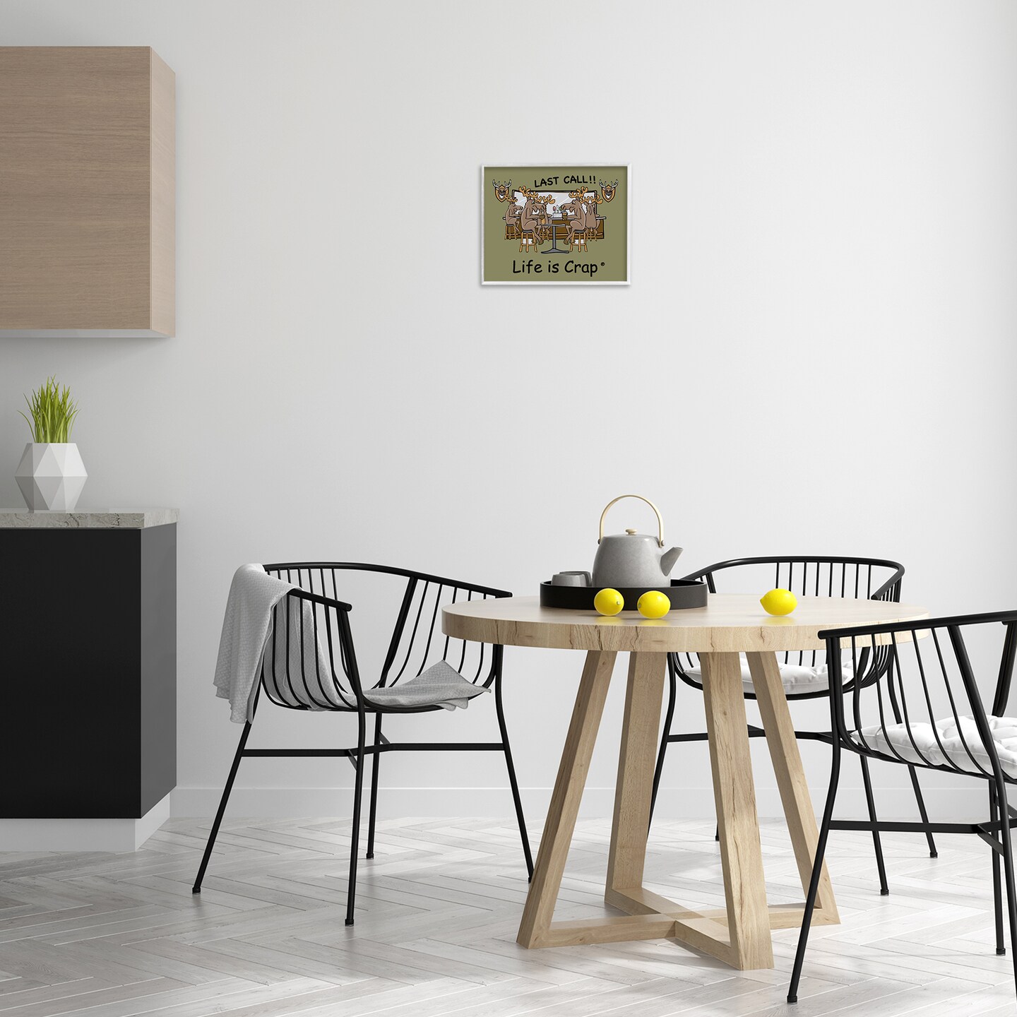 Stupell Industries Last Call at Bar Framed Giclee Wall Art Design by LIC